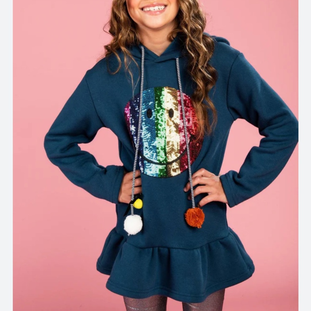 Lola & The Boys Smiles & Poms Dress. EXCELLENT condition just missing a pompom